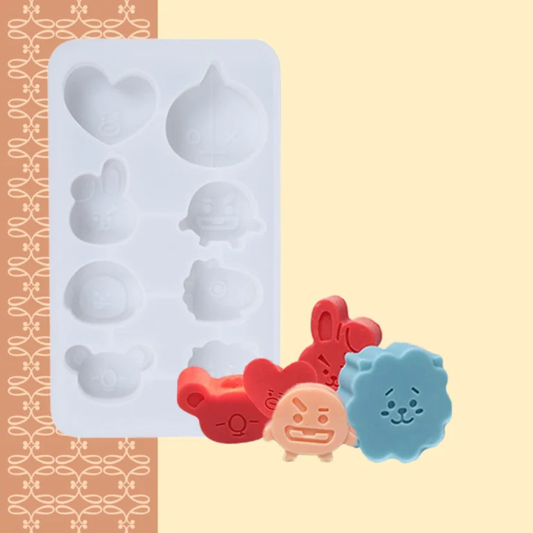 Moule silicone <span>Emoji Kawaii BT21</span>