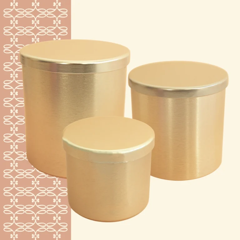 Boîte dorée pour bougie <span>Golden cup</span>