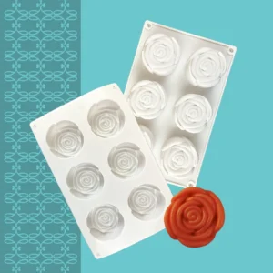 image du produit: Moule silicone pour savon <span>Douces roses</span>