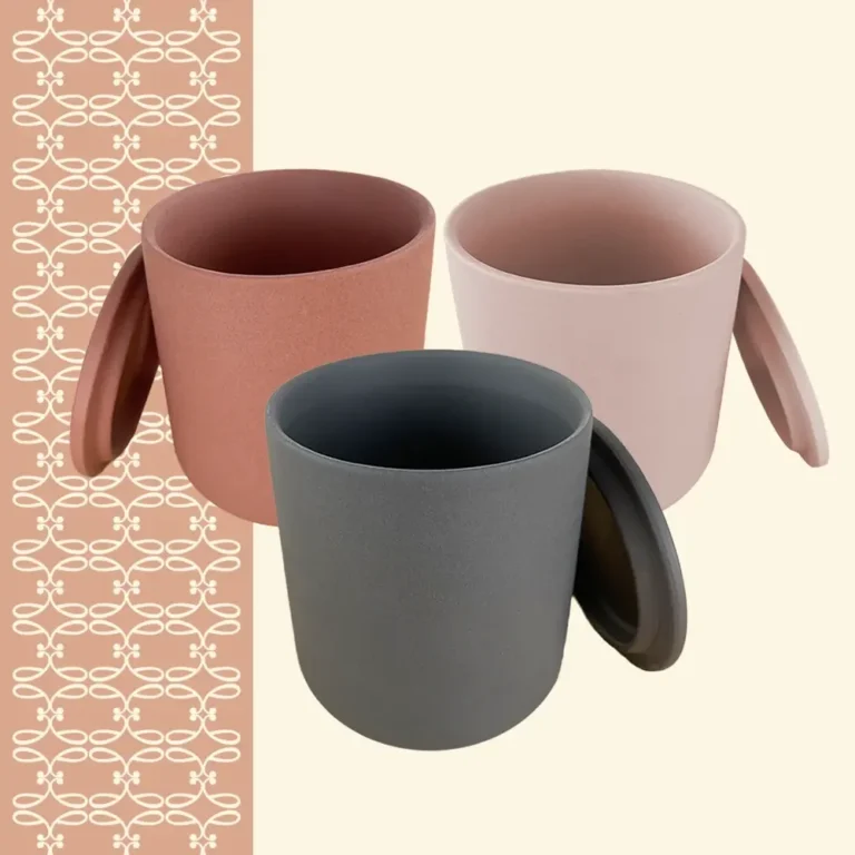 Pot pour bougie en <span>céramique</span>