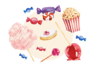 Parfums pour bougies et savons friandises