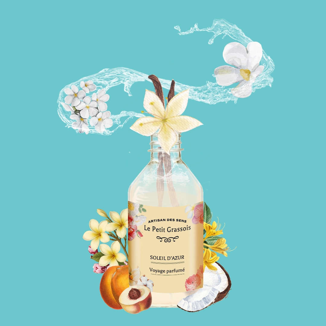FP - Parfum pour savons Soleil d'azur version éclatée