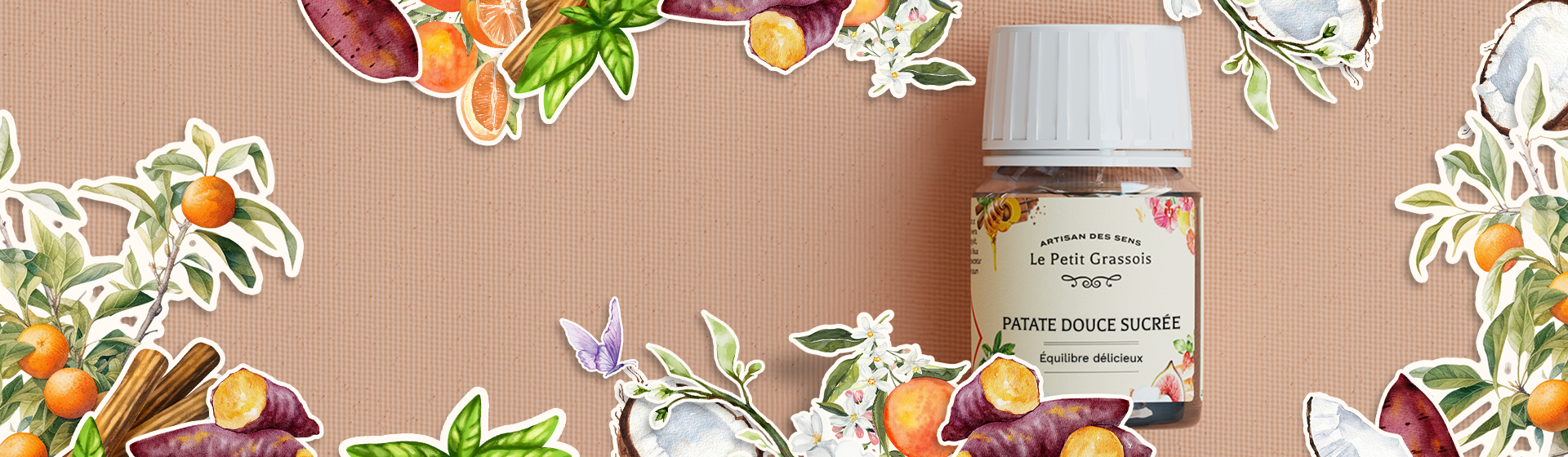 Image de fond du produit: Parfum pour bougies