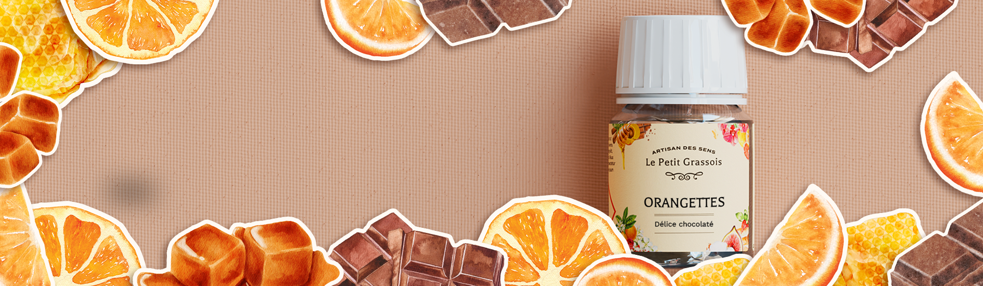 Image de fond du produit: Parfum pour bougies
