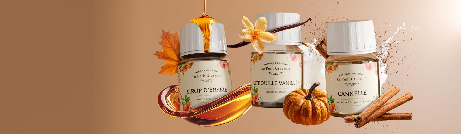 Collection parfums pour bougies Épices & delices desktop