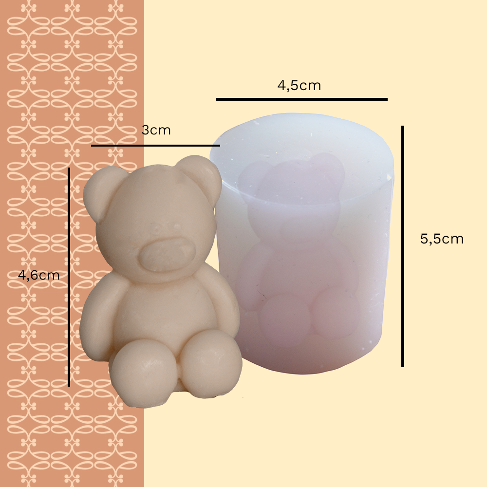 Moule silicone Calinours dimensions FP