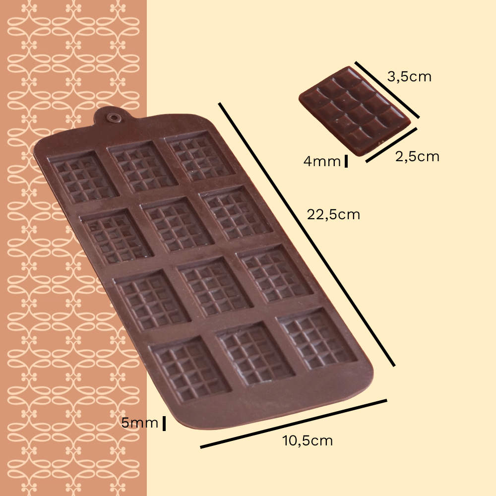 Moule silicone Calinours dimensions FP