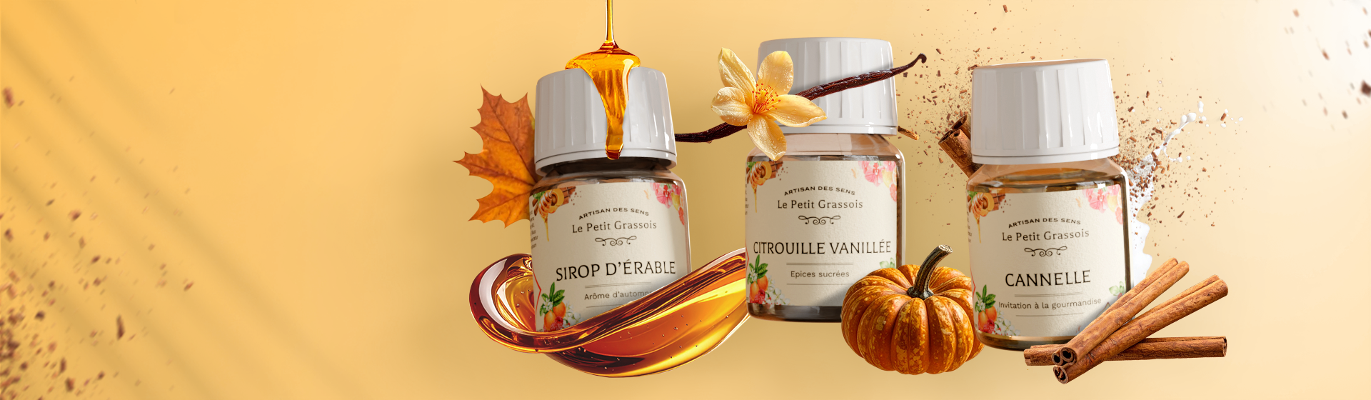Collection parfums pour bougies Épices & delices desktop