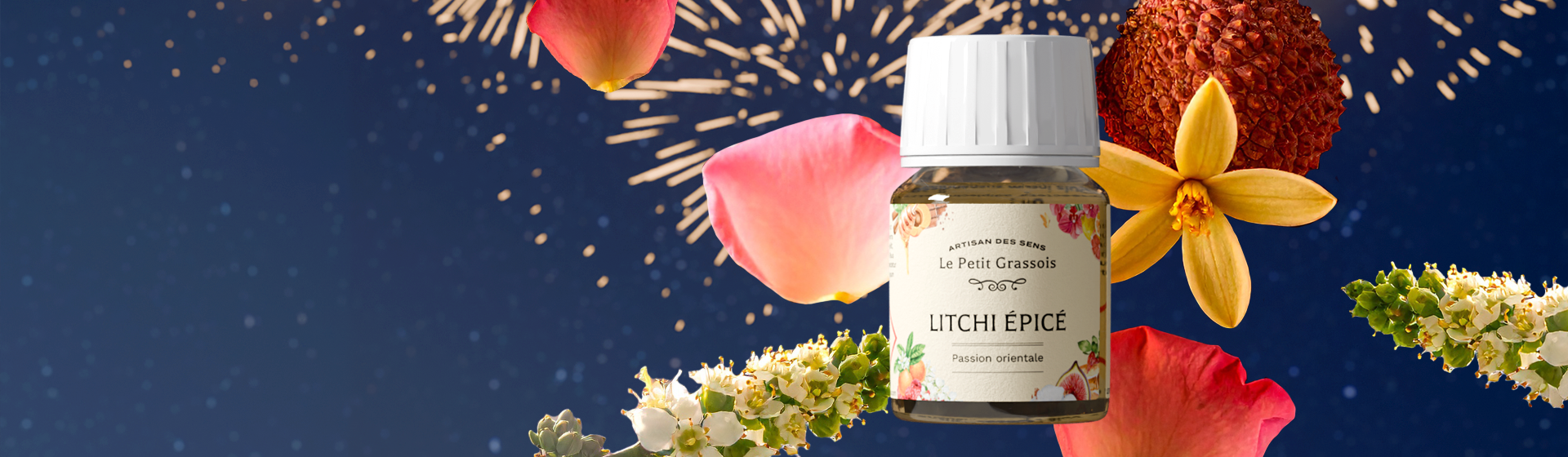 mea Parfum pour bougies et savons Litchi épicé desktop