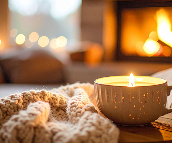 Image bougie hiver mobile Blog