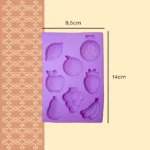 Moule silicone fondants fruits dimensions FP
