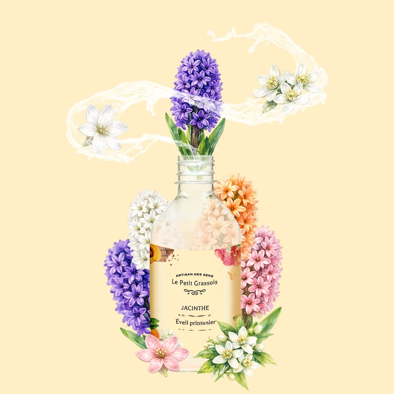Parfum pour bougies Jacinthe éclaté fp