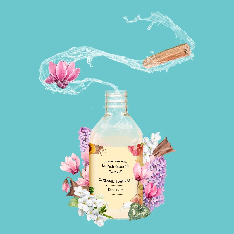 Parfum pour savons Cyclamen sauvage FP version éclatée