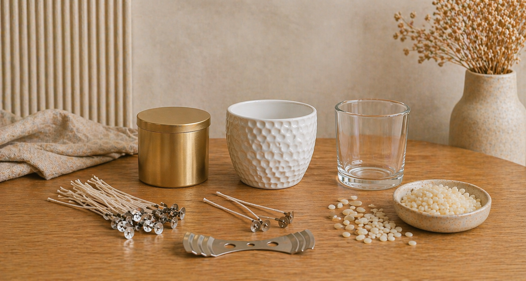 Choisir le bon contenant pour vos bougies : matériaux, sécurité et conseils image principale