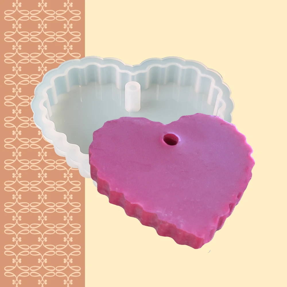 Moule silicone Suspension parfumée Cœur FP