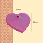 Moule silicone Suspension parfumée Cœur FP dimensions