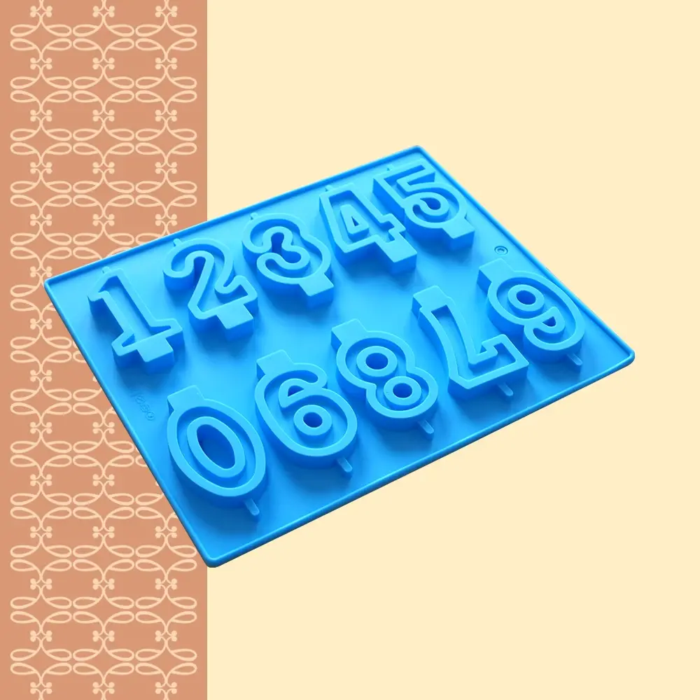 Moule silicone Chiffres anniversaire principale FP