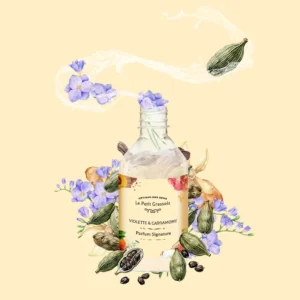 image du produit: Parfum pour bougies <span>Violette & Cardamome</span>