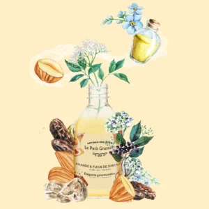 image du produit: Parfum pour bougies <span>Amande & fleur de sureau</span>