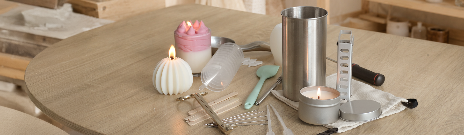Kit accessoires pour bougies desktop