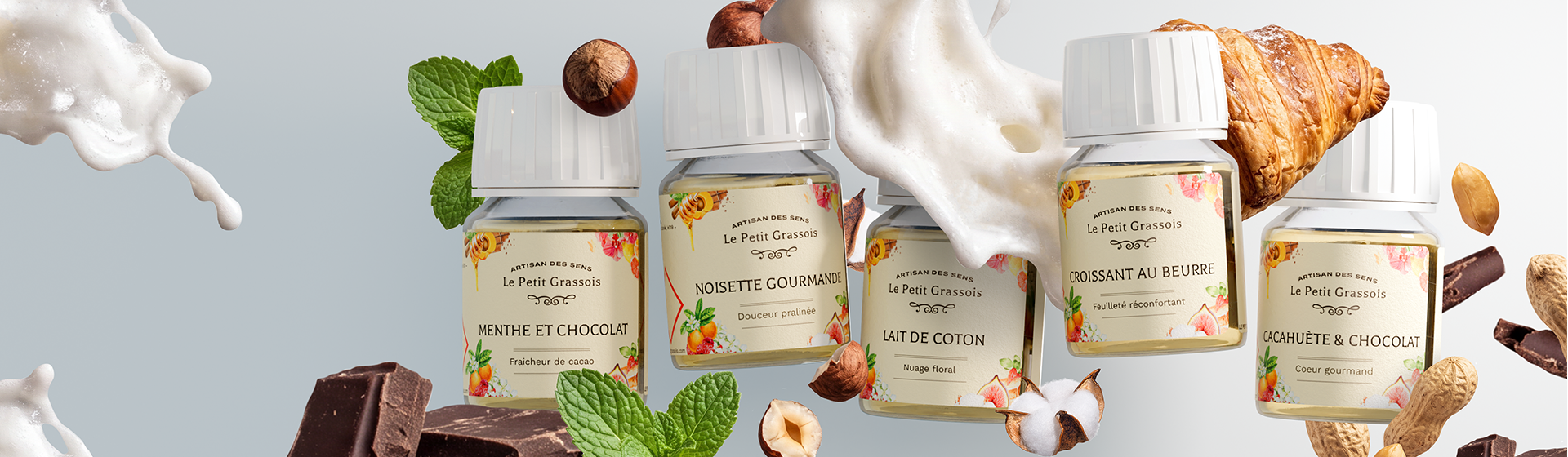 Parfums pour bougies et savons gamme automne-hiver desktop