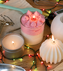 Accessoires et moules pour bougies et savons Noël